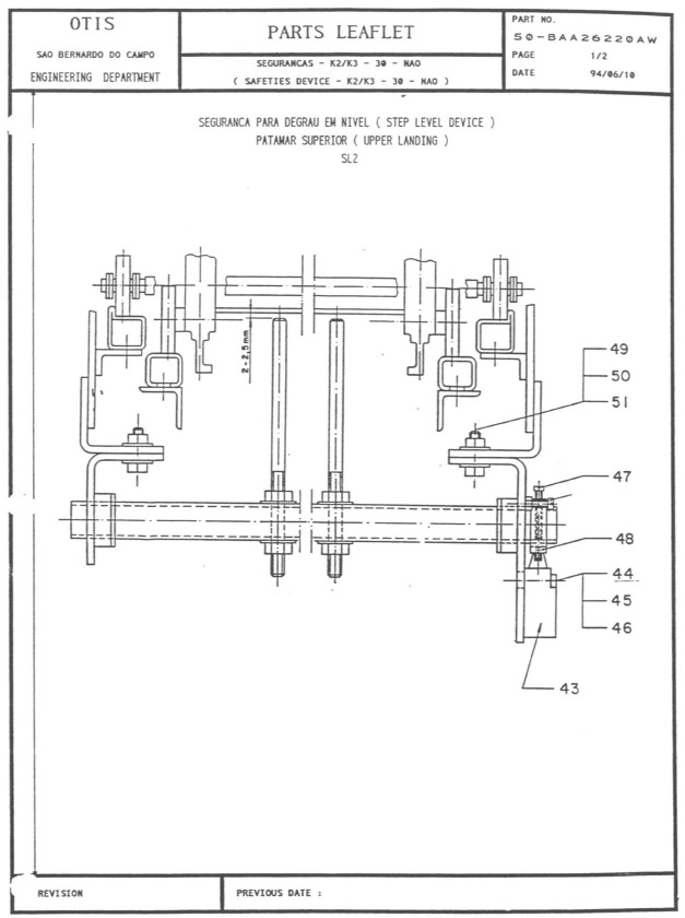 SPL 50-BAA26220AW Safety Devices - K2/K3 - 30 - NAO