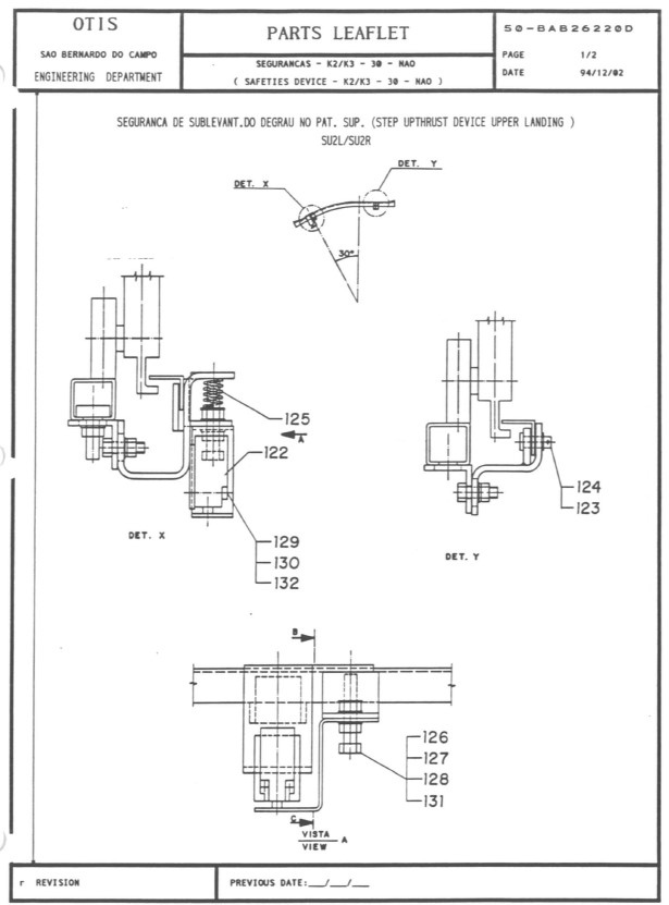 SPL 50-BAB26220D Safeties Device - K2/K3 - 30 - NAO