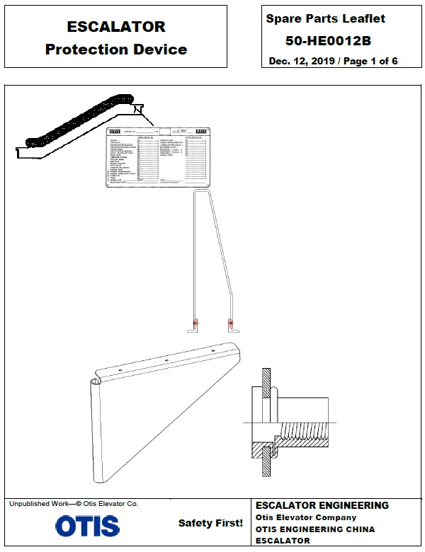 SPL 50-HE0012B ESCALATOR Protection Device