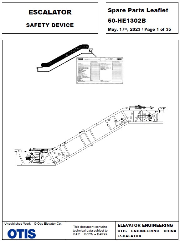 SPL 50-HE1302B Escalator Safety Device