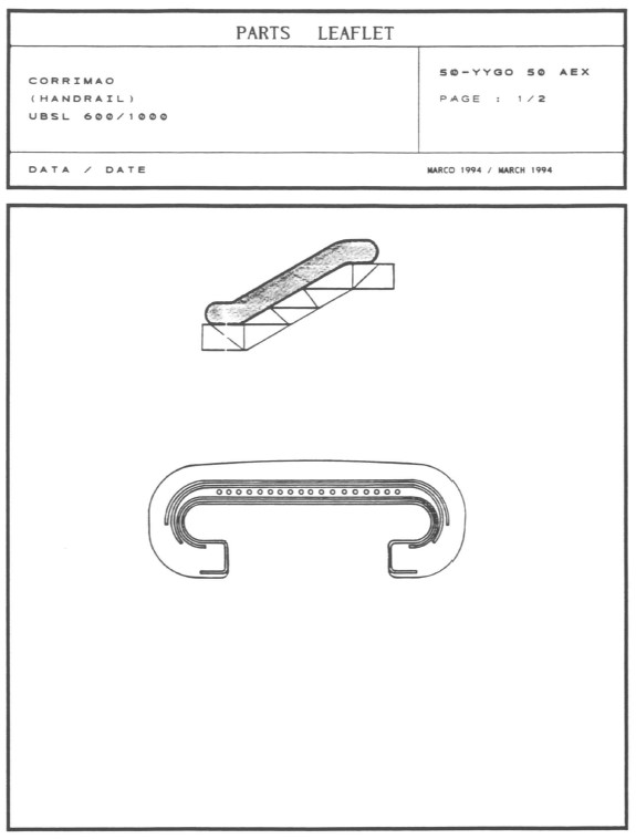 SPL 50-YYGO50AEX Escalator-Handrail UBSL