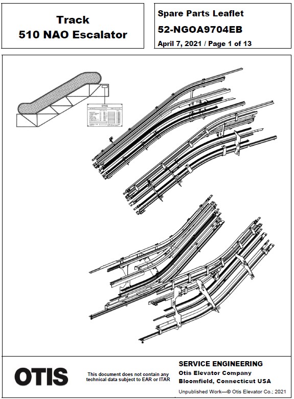 SPL 52-NGOA9704EB Track 510 NAO Escalator