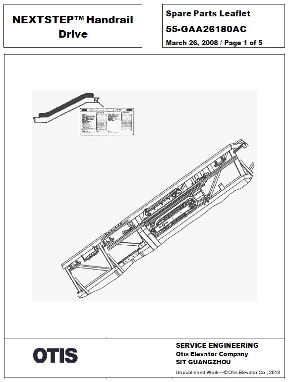 SPL 55-GAA26180AC NEXTSTEP Handrail Drive